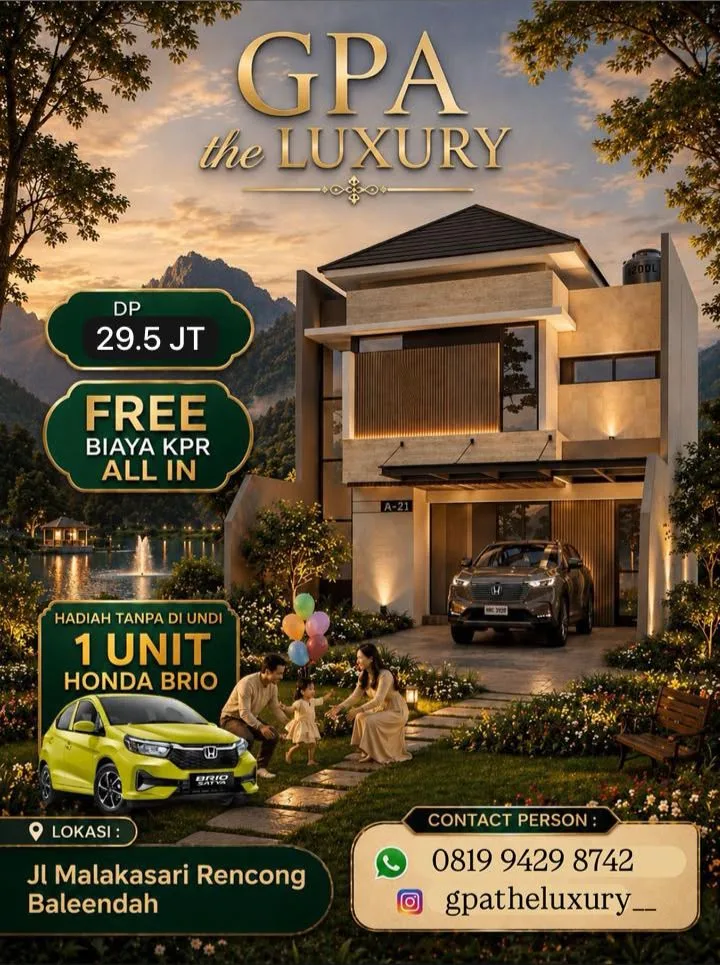 Konsep promo 3 GPA The Luxury