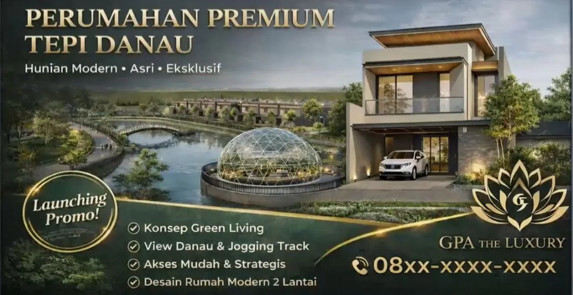 Visual unit Tipe 90/96 GPA The Luxury tepi danau
